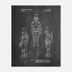 Boba Fett Character Patent Print // PP1055 (11"W x 14"H)