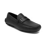 Prada // Men's Saffiano Leather Penny Loafer Shoes // Black (US 8.5)