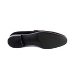 Prada // Vitello Leather Suede Loafer Shoes // Black (US 7)