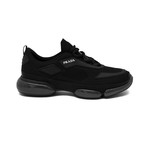 Prada // Knit Fabric Cloudbust Sneaker Shoes // Black (US 7.5)