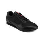 Prada // Leather Low-Top Sneaker Shoes // Black (US: 8)