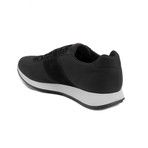 Prada // Suede Nylon Low-Top Sneaker Shoes // Black (US: 7)
