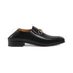 Gucci // Leather Horsebit Loafer Shoes // Black (US 10)