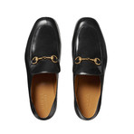 Gucci // Leather Horsebit Loafer Shoes // Black (US 10)