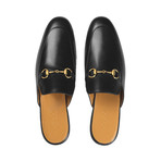 Gucci // Leather Horsebit Slipper Loafer Shoes // Black (US 11)