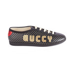 Gucci // Men's GUCCY Falacer Sneaker Shoes // Black + Gold (US 6)