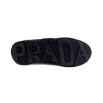 Prada // Suede Nylon Low-Top Sneakers // Blue (US 6)