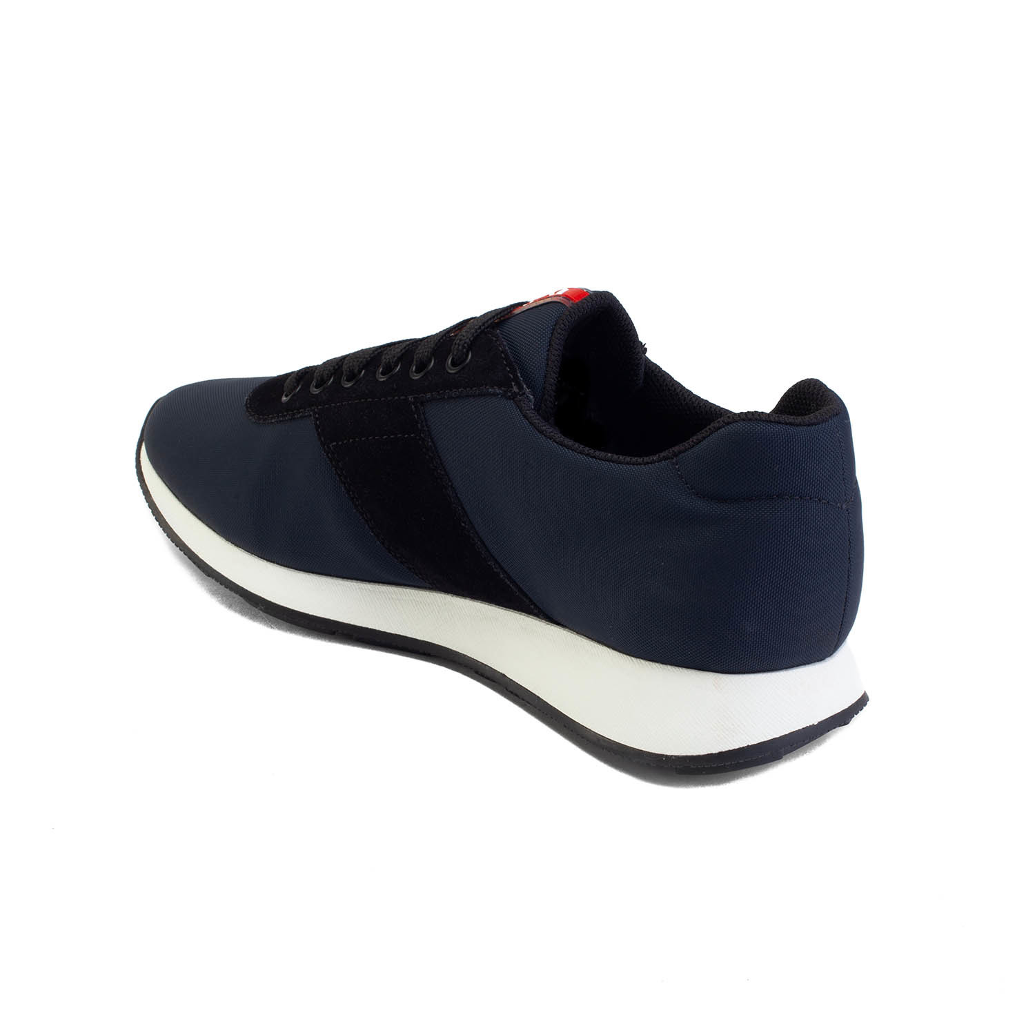 Prada // Suede Nylon Low-Top Sneakers // Blue (US 6) - Men's Designer ...