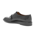 Givenchy // Leather Double Monk Strap Dress Shoes // Black (US: 5)