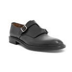 Givenchy // Leather Double Monk Strap Dress Shoes // Black (US: 8.5)