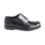 Valentino // Leather Brogue Oxford Dress Shoes // Black (US: 7)