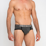 Briefs // Heather Charcoal Gray + Black (S)