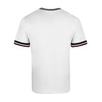 Crown-Tipped T-Shirt // Vintage White (L)
