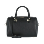 Versace // Boxed Shoulder Handbag // Black