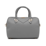 Versace // Boxed Shoulder Handbag // Gray