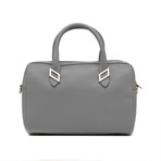 Versace // Boxed Shoulder Handbag // Gray