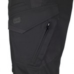 Cargo Tactical Shorts // Black (S)