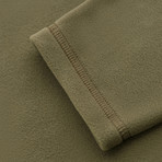 Quarter Zip Pullover // Dark Olive (XS)