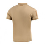 Poly Blend Patch Polo // Light Brown (M)