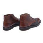 Antonio Lace Up Ankle Boot // Brown + Gray (Euro: 42)