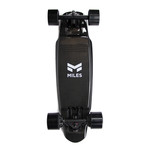 Miles Single // Carbon Fiber Electric Skateboard // Ray Grip (Black Wheels)