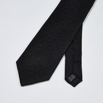 Textured Silk Tie // Black