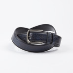 Dominique Adjustable Belt // Blue