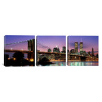 Brooklyn Bridge New York NY USA by Panoramic Images (36"W x 12"H x 0.75"D)