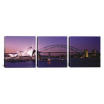 Opera House Harbour Bridge Sydney Australia by Panoramic Images (36"W x 12"H x 0.75"D)