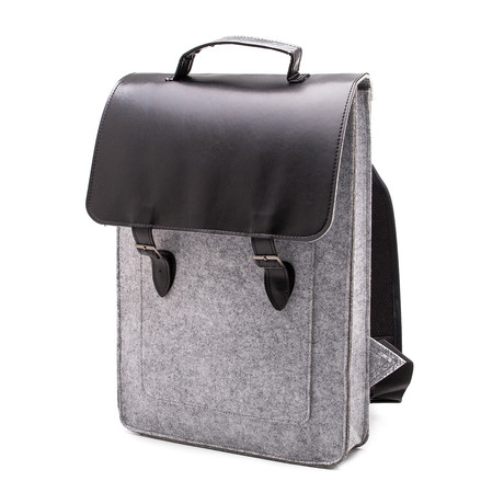 Laptop Backpack // Light Gray