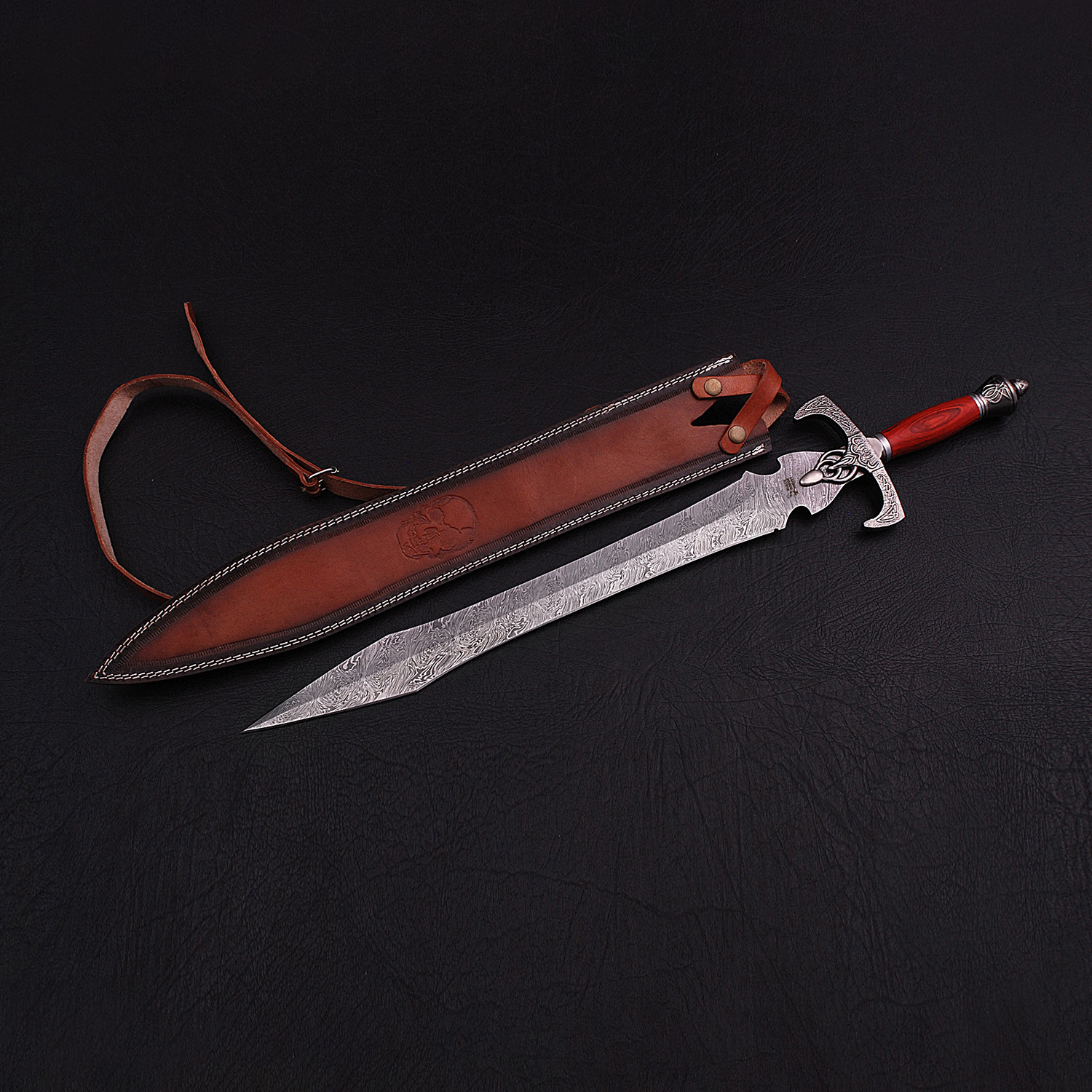 Damascus Collectible Sword // 9254 - Black Forge - Touch of Modern