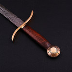 Damascus Celtic Sword // 9273