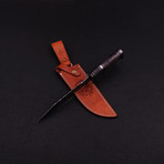 Damascus Subhilt Bowie Knife // BK0282