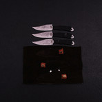 Damascus Throwing Knife Set // 3 Piece Set // HK0310