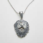 925 Solid Sterling Silver Lions Pride Necklace