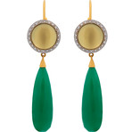Mimi Milano 18k Two-Tone Gold Multi-Stone Earrings V