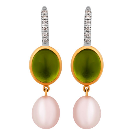 Mimi Milano 18k Two-Tone Gold Multi-Stone Earrings IV