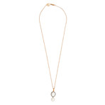 Mimi Milano 18k Two-Tone Gold Multi-Stone Pendant Necklace I