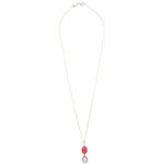 Mimi Milano 18k Two-Tone Gold Multi-Stone Pendant Necklace V
