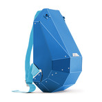 Polymer Series Backpack + Wall Mount + Back Padding // Matte Blue (Black Straps)