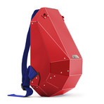 Polymer Series Backpack + Wall Mount + Back Padding // Matte Red (Black Straps)