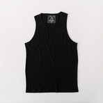 Ultra Soft Sueded Tank Top // Black (S)