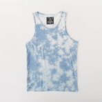 Ultra Soft Sueded Tank Top // Blue Clouds (2XL)