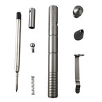 Titanium Bolt Pen (Silver Stonewash)