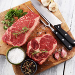 Master Chef Choice Ribeye's + Strip Grilling Package
