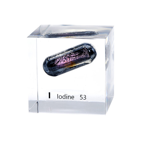 Lucite Cube // Iodine