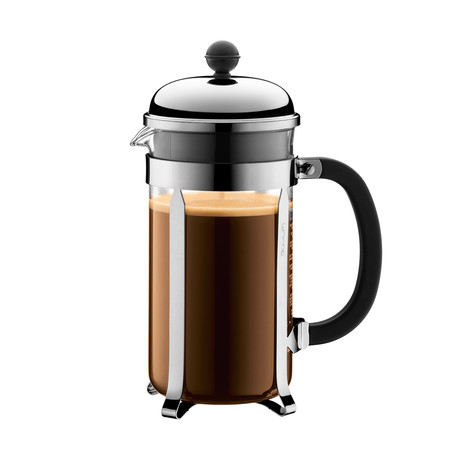 Chambord French Press Coffee Maker // Chrome // 8-Cup