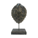 Polynesian Turtle Shell Statue (Multi-Tone)