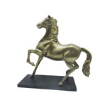 Horse Statue // Antique Brass Finish