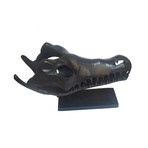 Crocodile Head Statue